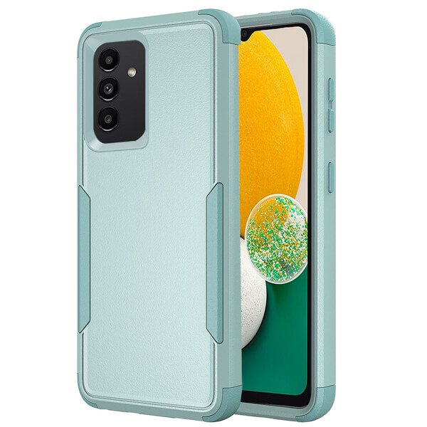 For 5G Samsung Galaxy A13 5G (Not for 4G) 3in1 Case Drop Resistant Defender Tradies Hybrid Armor Heavy Duty Rugged Shockproof Tough Cover (Sky Blue) For 5G Samsung Galaxy A13 5G (Not for 4G) 3in1 Case Drop Resistant Defender Tradies Hybrid Armor Heavy Duty Rugged Shockproof Tough Cover (Sky Blue)